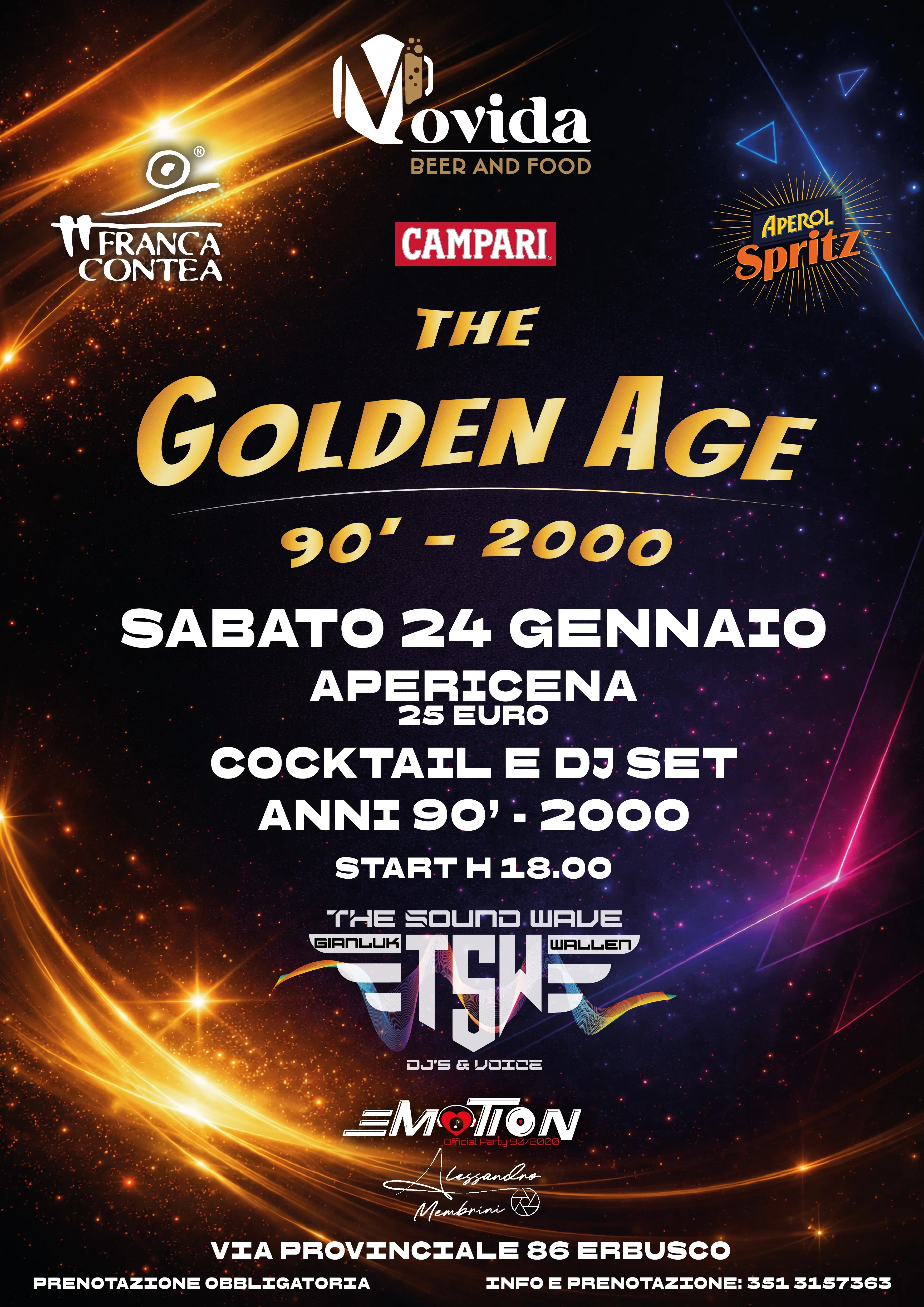 Grafica promozionale realizzata da Wallen Studio